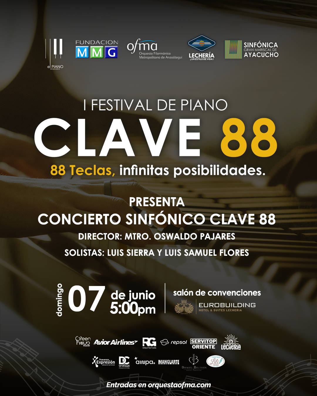 Afiche de Concierto Festival 88