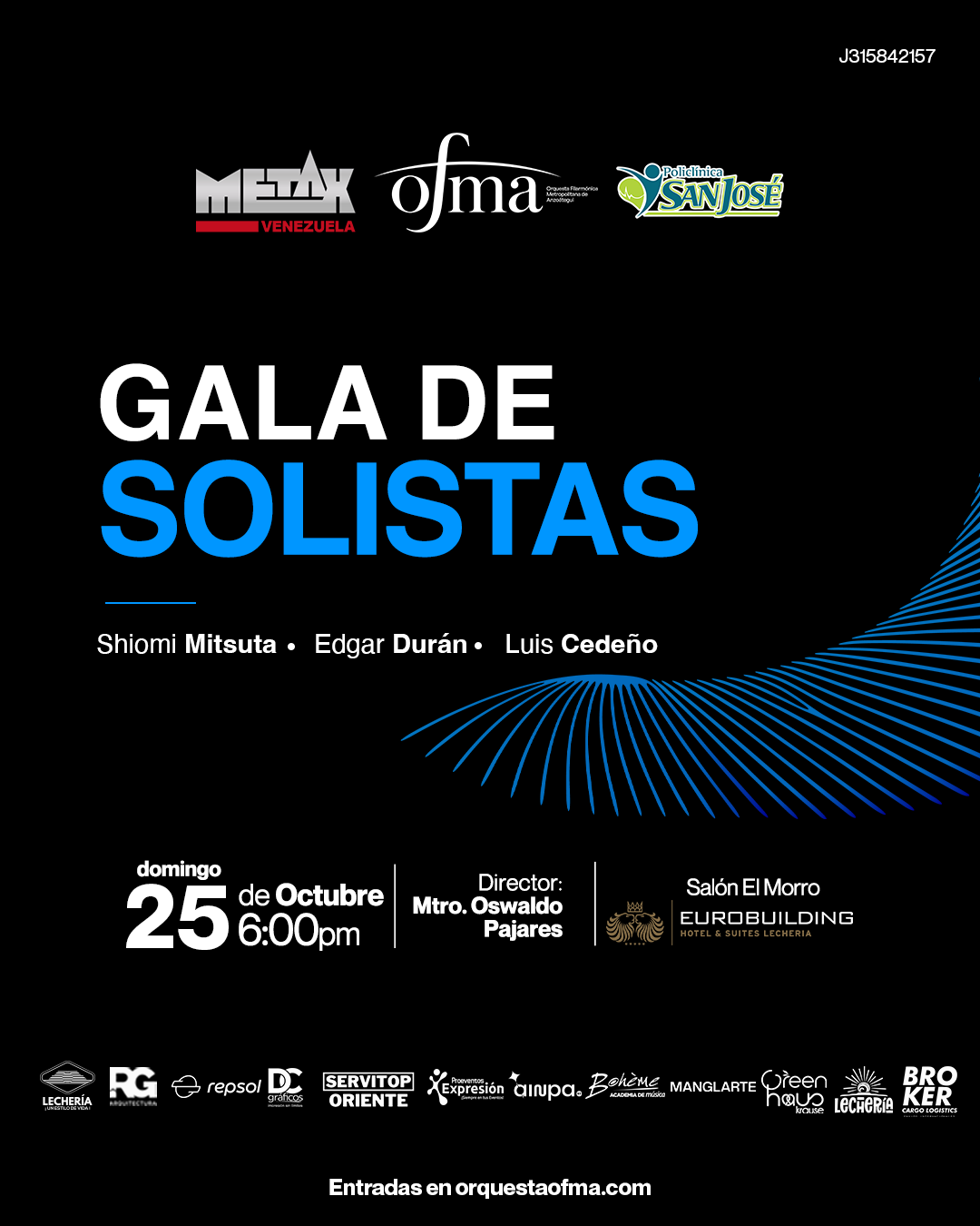 Afiche de Gala de Solistas