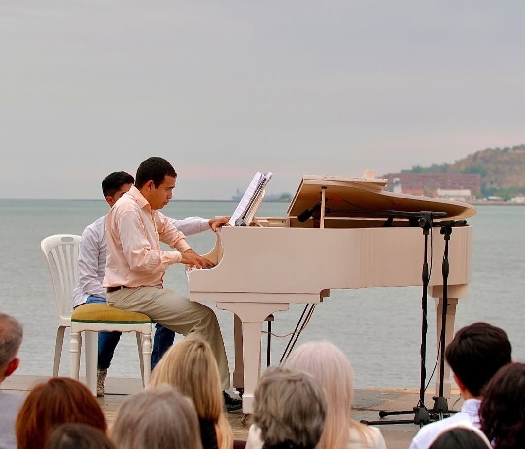 Con el Festival Clave 88, Lechería registró su primer recital de piano académico en Playa Mansa