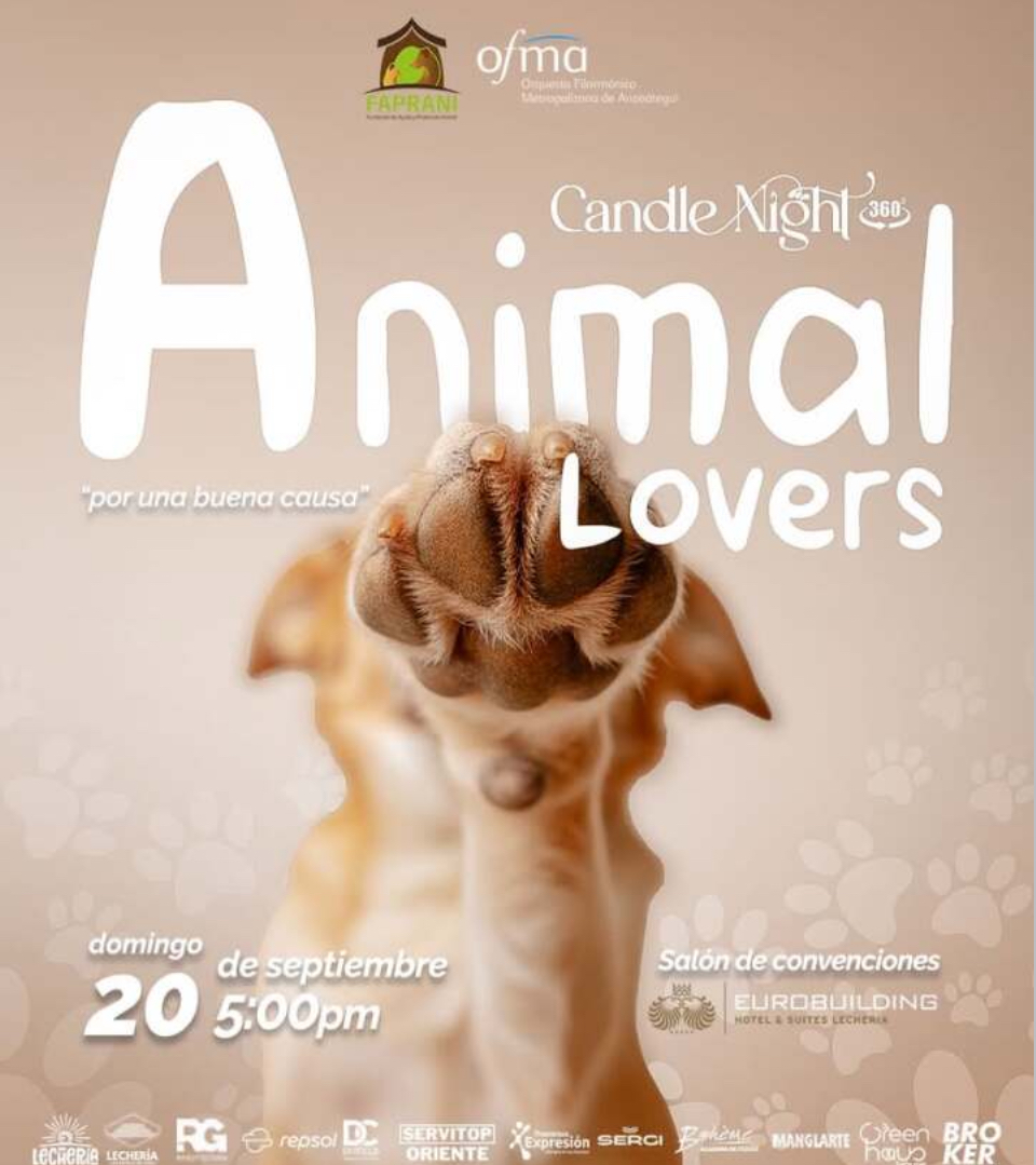 La OFMA presentará “Animal Lovers”, un concierto sinfónico a beneficio de fundaciones de rescate animal